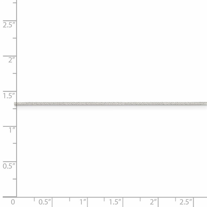 Silver D.C 0.85-mm Wide Round Snake Chain