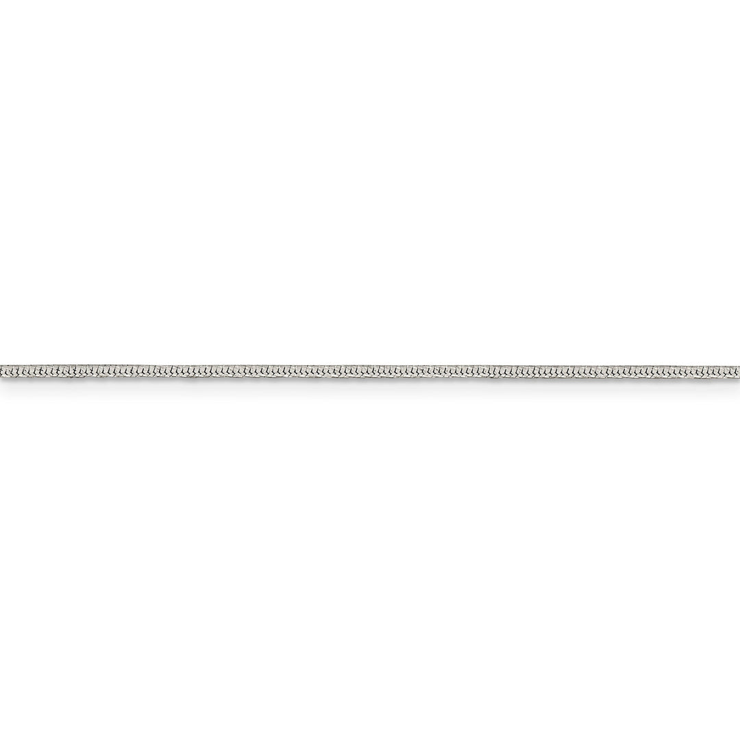 Silver D.C 1.25-mm Round Snake Chain