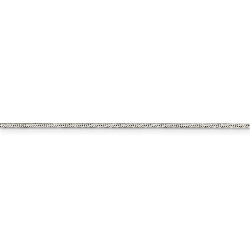 Silver D.C 1.25-mm Round Snake Chain