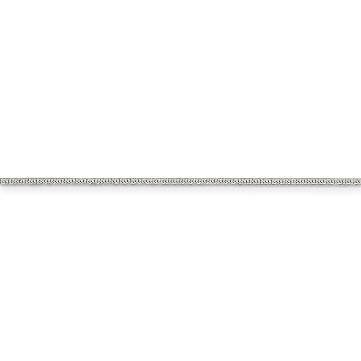 Silver D.C 1.25-mm Round Snake Chain