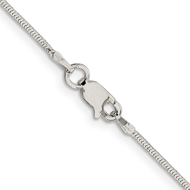 Silver D.C 1.25-mm Round Snake Chain