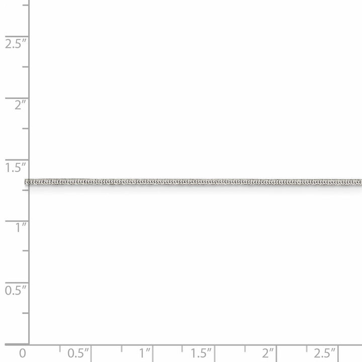 Silver D.C 1.25-mm Round Snake Chain