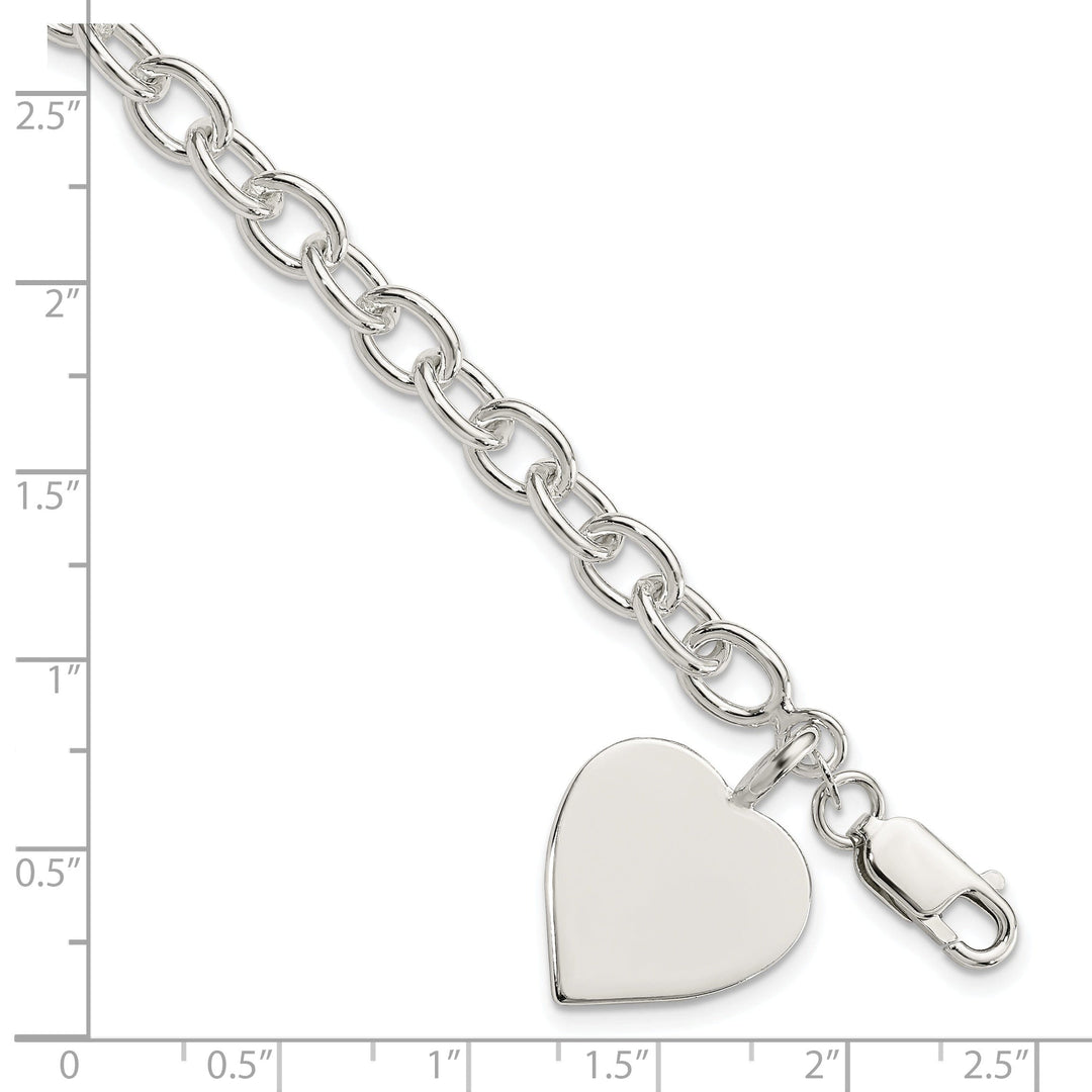 Sterling Silver Fancy Link Bracelet