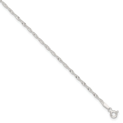 Sterling Silver Twisted Chain at $ 12.5 only from Jewelryshopping.com