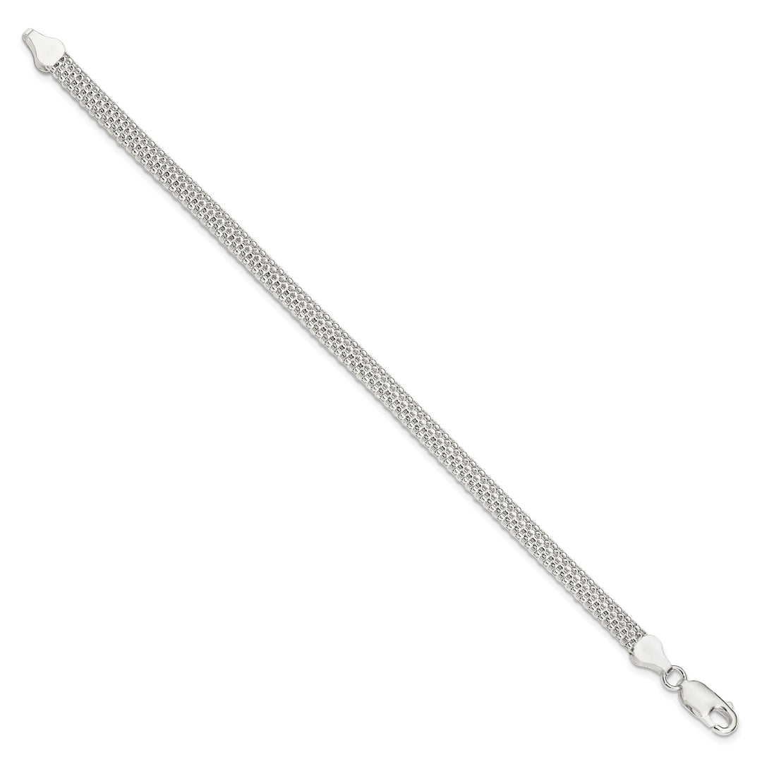 Sterling Silver 5MM Mesh Bracelet