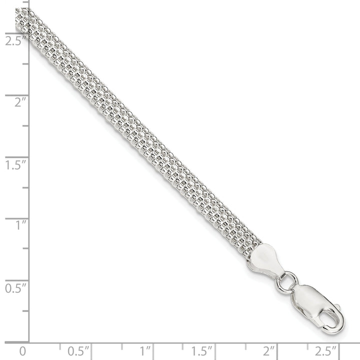 Sterling Silver 5MM Mesh Bracelet