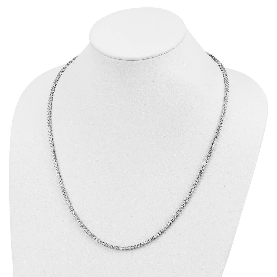 Sterling Silver CZ 24 inch Necklace