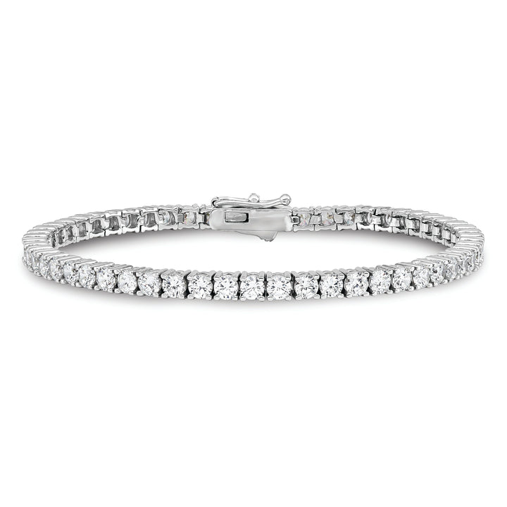 Sterling Silver CZ 7 inch Bracelet