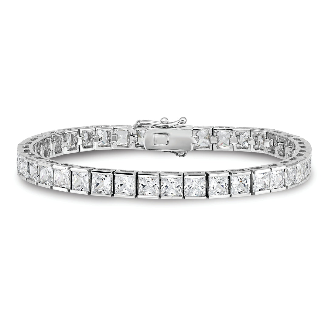 Sterling Silver CZ 7 inch Bracelet