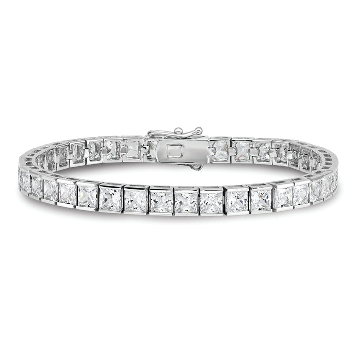 Sterling Silver CZ 7 inch Bracelet