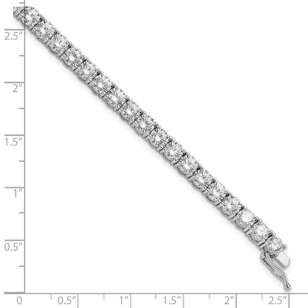 Sterling Silver CZ 7 inch Bracelet