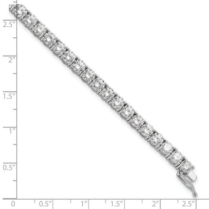 Sterling Silver CZ 7 inch Bracelet