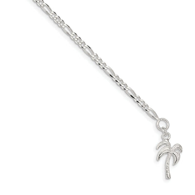 Sterling Silver Palm Tree Anklet at $ 37.23 only from Jewelryshopping.com