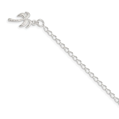 Sterling Silver Palm Tree Anklet at $ 23.9 only from Jewelryshopping.com
