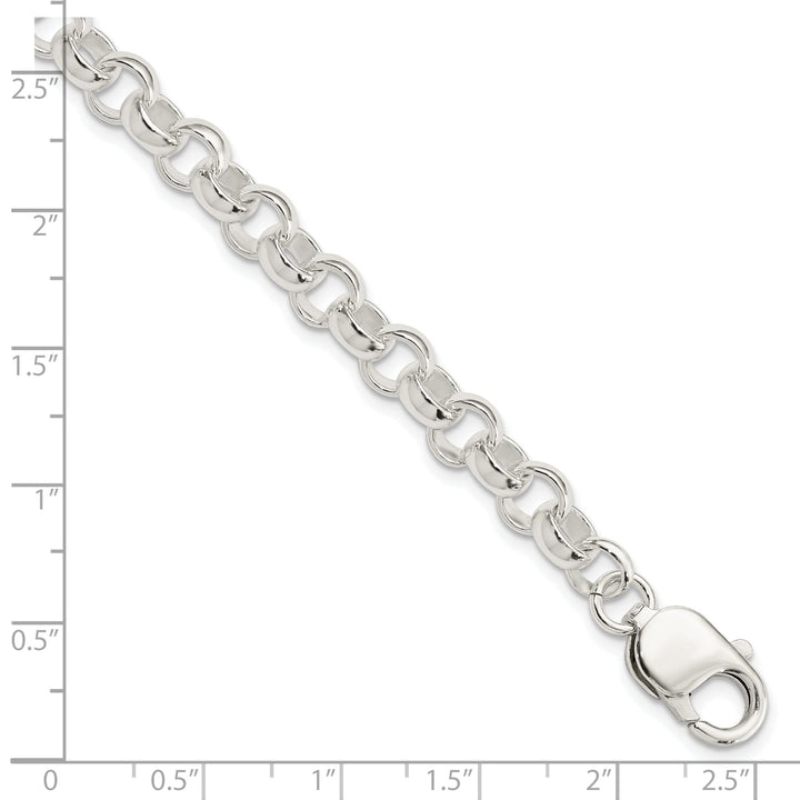 Sterling Silver Fancy Link Bracelet