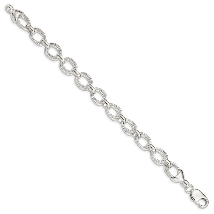 Sterling Silver Fancy Link Bracelet