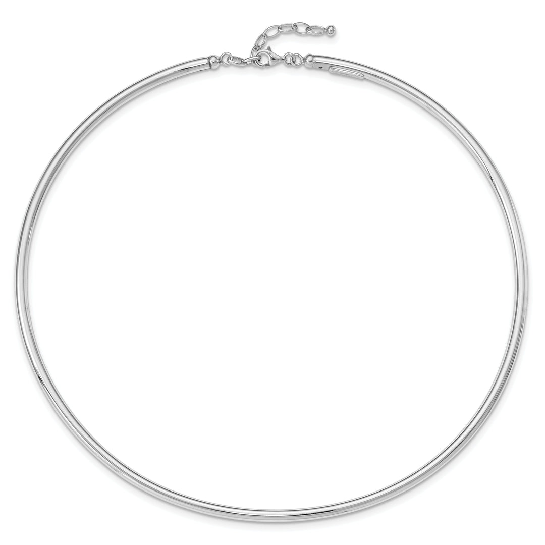 Sterling Silver Hollow Neck Collar Necklace