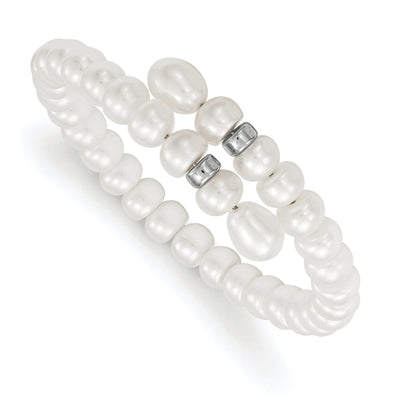 Fresh Water Button Rice Pearl Flexible Bracelet at $ 39.1 only from Jewelryshopping.com