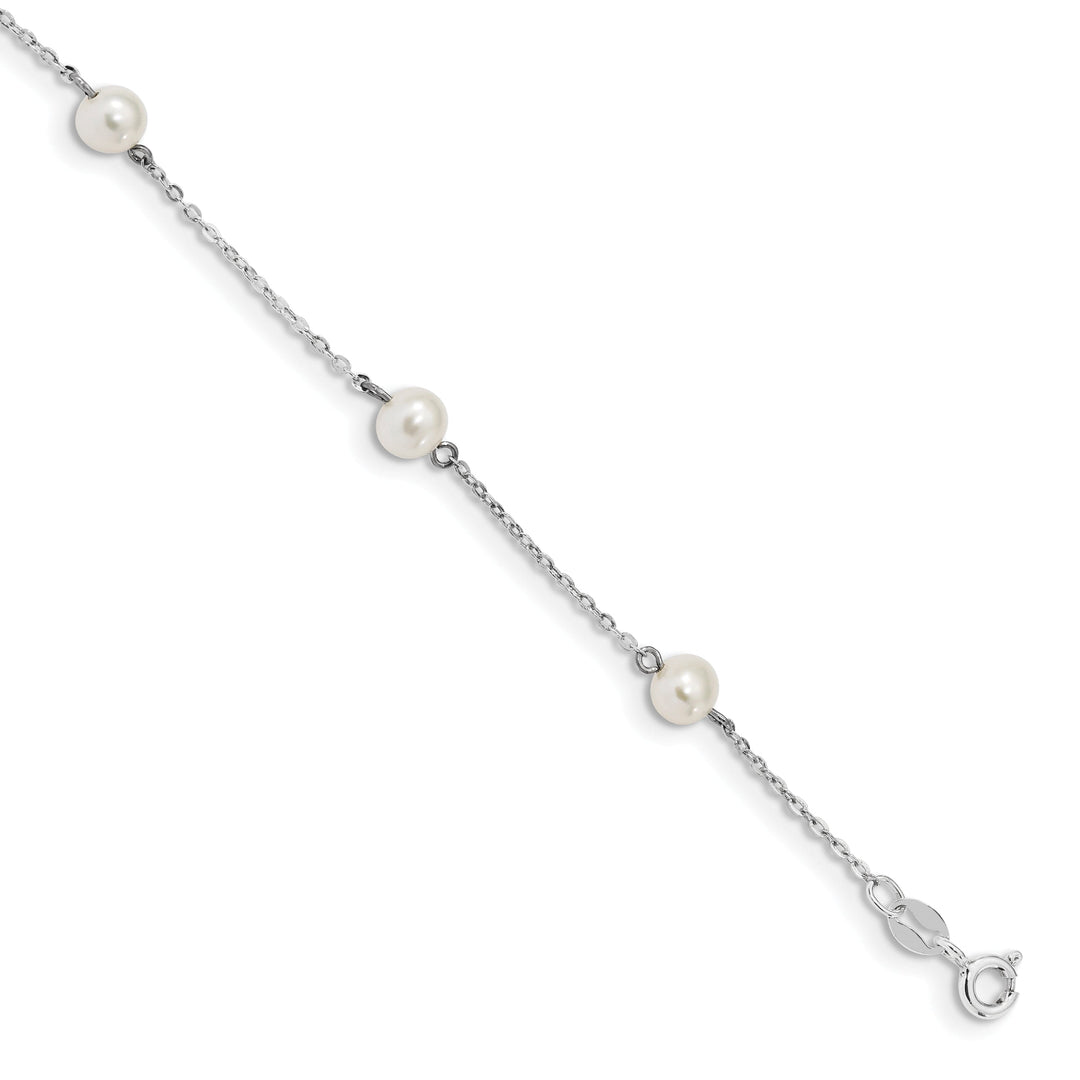 Silver and Fresh Water Cultured Pearl Bracelet