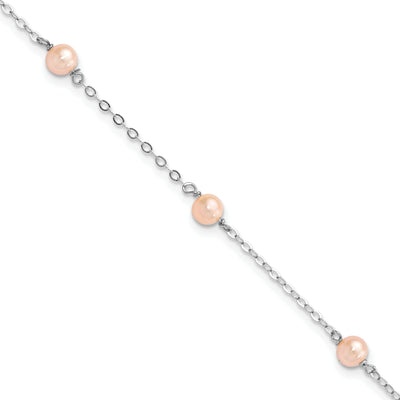 Silver Cream Color Fresh Water Pearl Bracelet at $ 31.29 only from Jewelryshopping.com