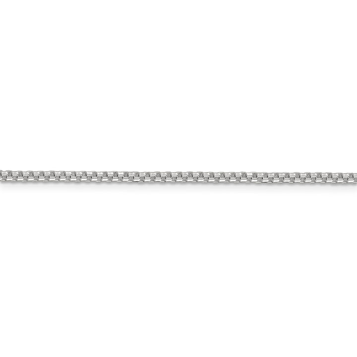 Silver Polished 2.00-mm Half Round Box Chain