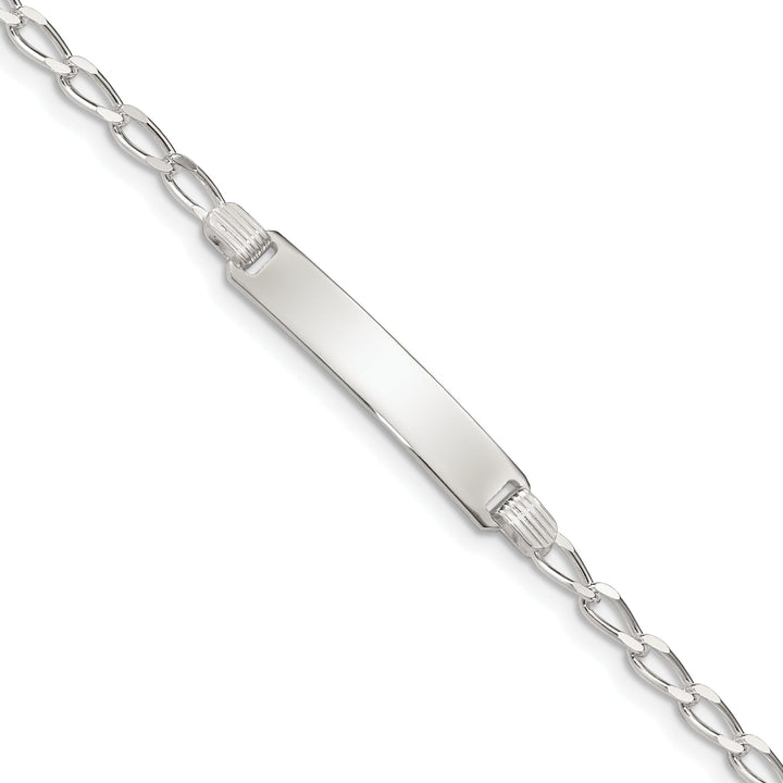 Silver Engravable Children's ID Bracelet