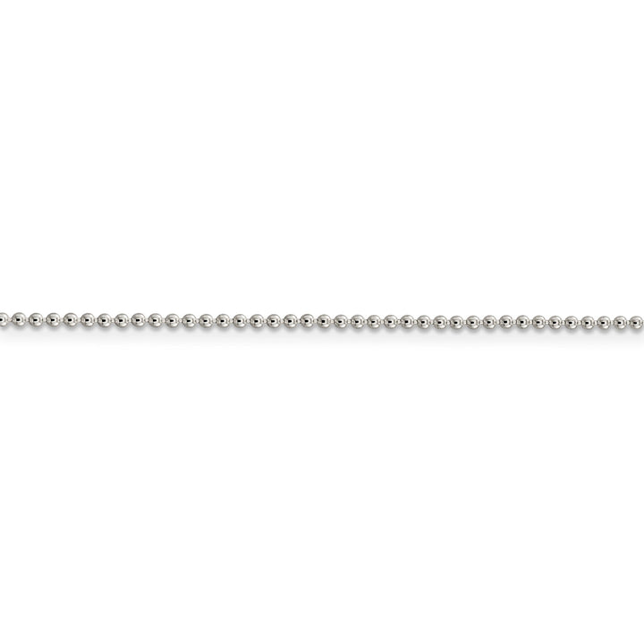 Sterling Silver Beaded Chain 1.5MM