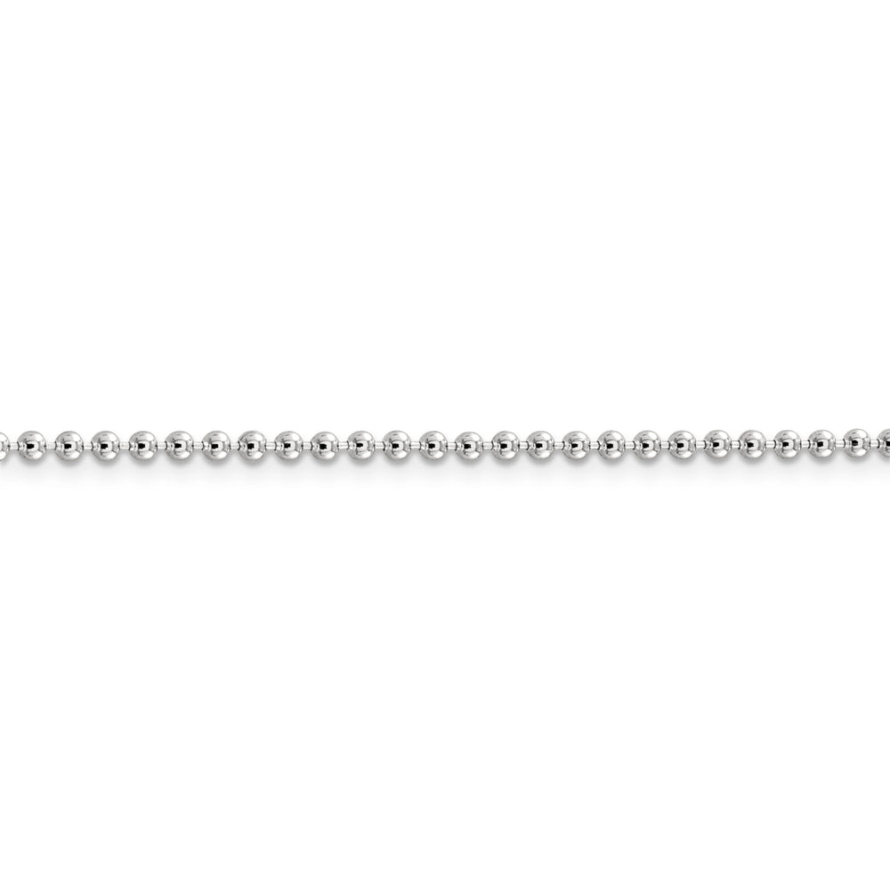 Sterling Silver Beaded Chain 2.35MM