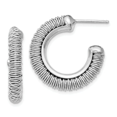 Silver Rhodium Plated Fancy Earrings at $ 74.97 only from Jewelryshopping.com
