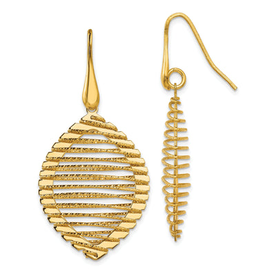 Silver Gold-plated Shepherd Hook Earrings at $ 76.69 only from Jewelryshopping.com