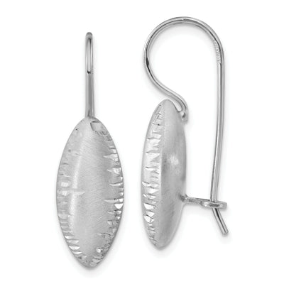 Silver Radiant Essence Rhodium D.C Earrings