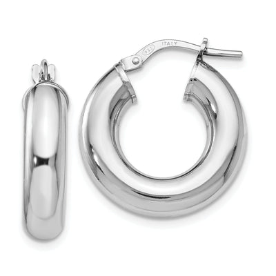 Sterling Silver Polished Hoop Earrings at $ 50.61 only from Jewelryshopping.com
