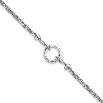 Sterling Silver Rhodium Bracelet at $ 64.91 only from Jewelryshopping.com