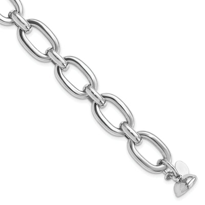 Sterling Silver Polished Fancy Link Bracelet at $ 242.21 only from Jewelryshopping.com
