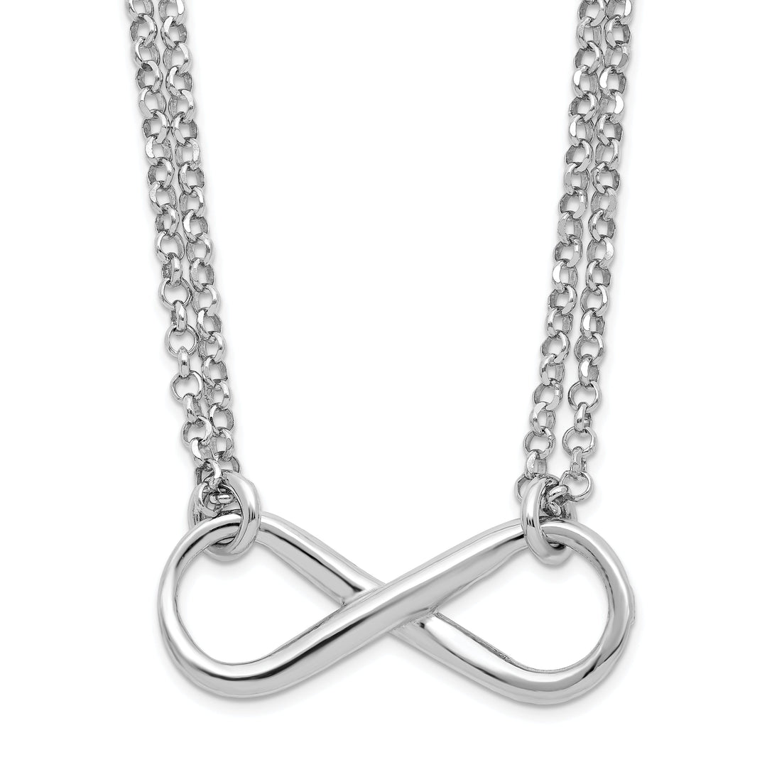 Leslie Sterling Silver Infinity Symbol Necklace
