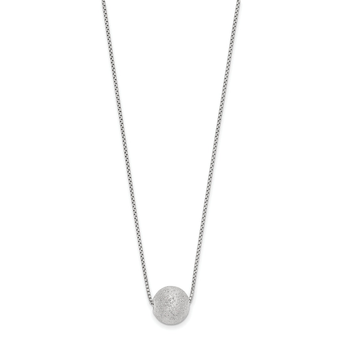 Silver Radiant Silverence Rhodium Necklace