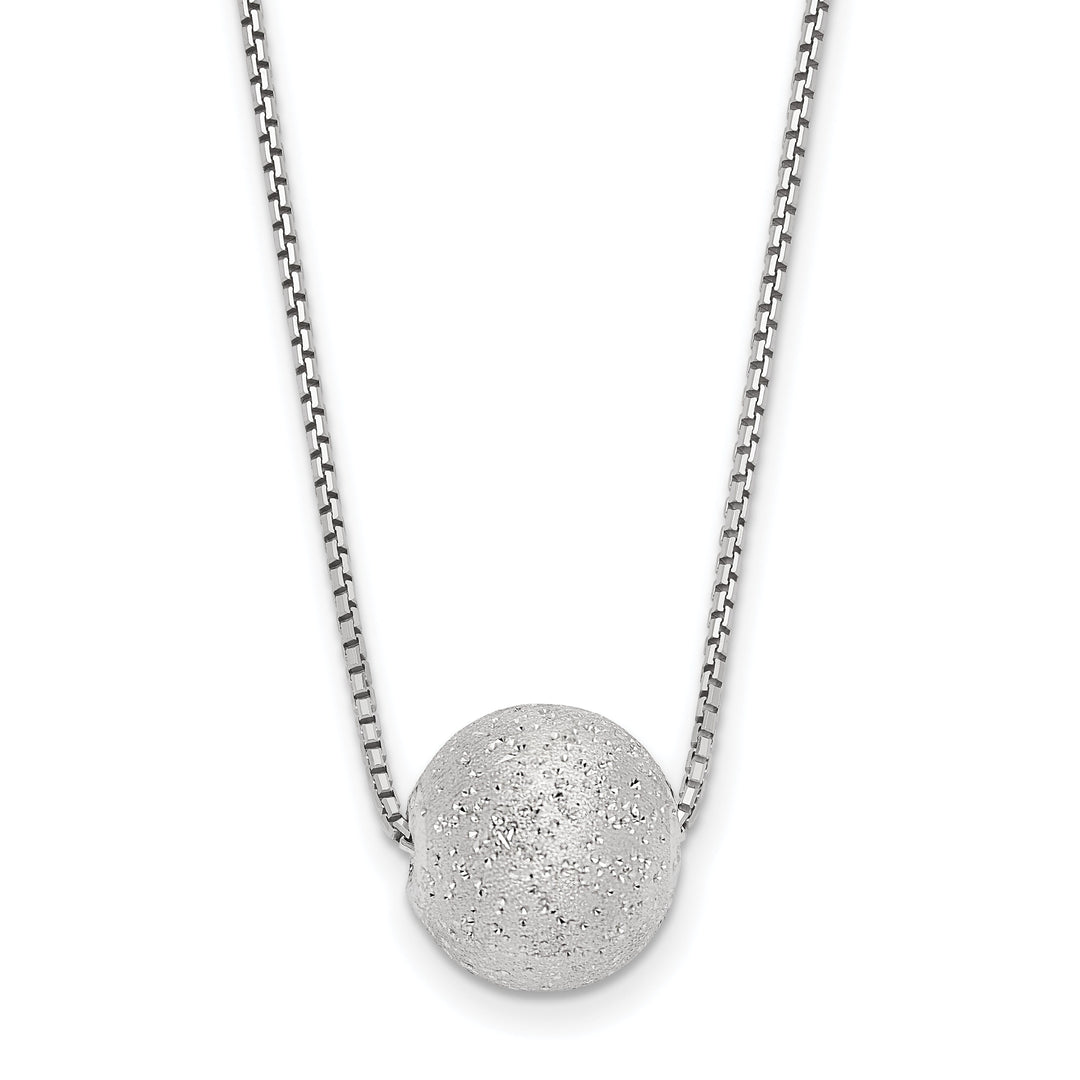 Silver Radiant Silverence Rhodium Necklace
