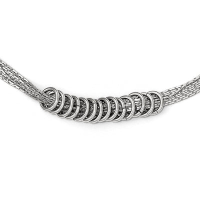 Sterling Silver Multi-Strand Necklace at $ 52.5 only from Jewelryshopping.com