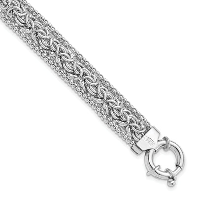 Sterling Silver Polished Bracelet at $ 153.47 only from Jewelryshopping.com