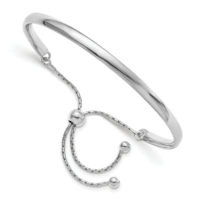 Sterling Silver Polished Adjustable Bangle at $ 89.02 only from Jewelryshopping.com