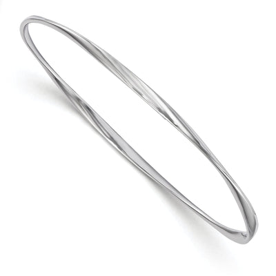 Leslie Sterling Silver Polished Twisted Bangle at $ 50 only from Jewelryshopping.com