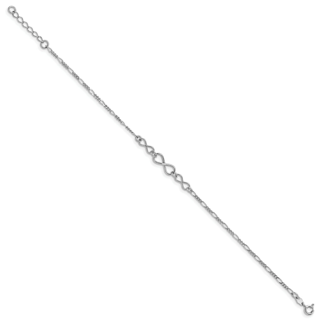 Sterling Silver Infinity Anklet