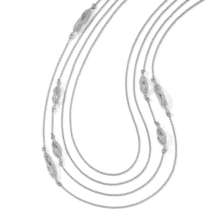 Silver Filigree Multi-strand Fancy Necklace