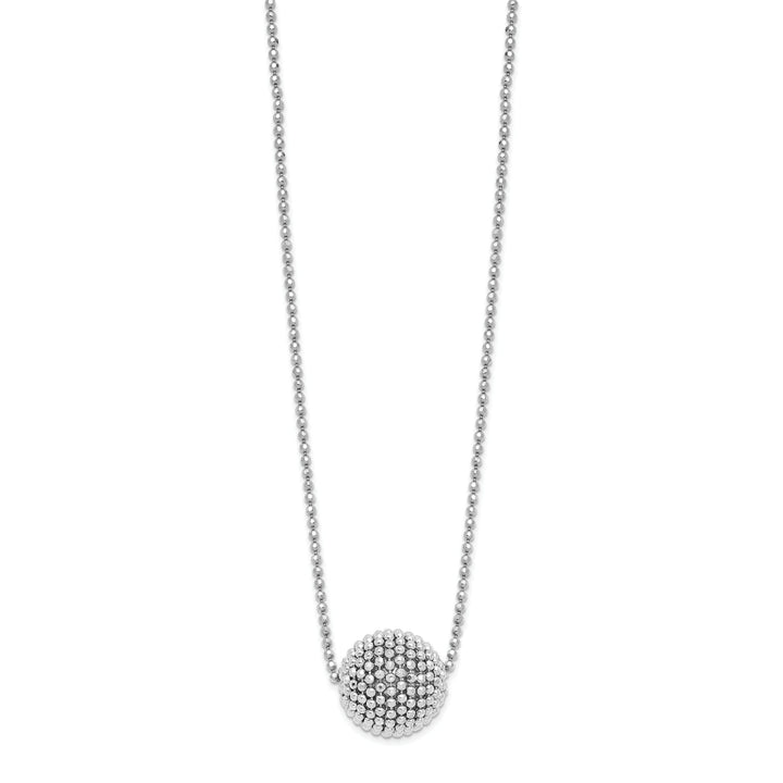 Sterling Silver Polished D.C Necklace