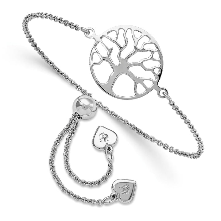 Silver Tree of Life Adjustable Bracelet