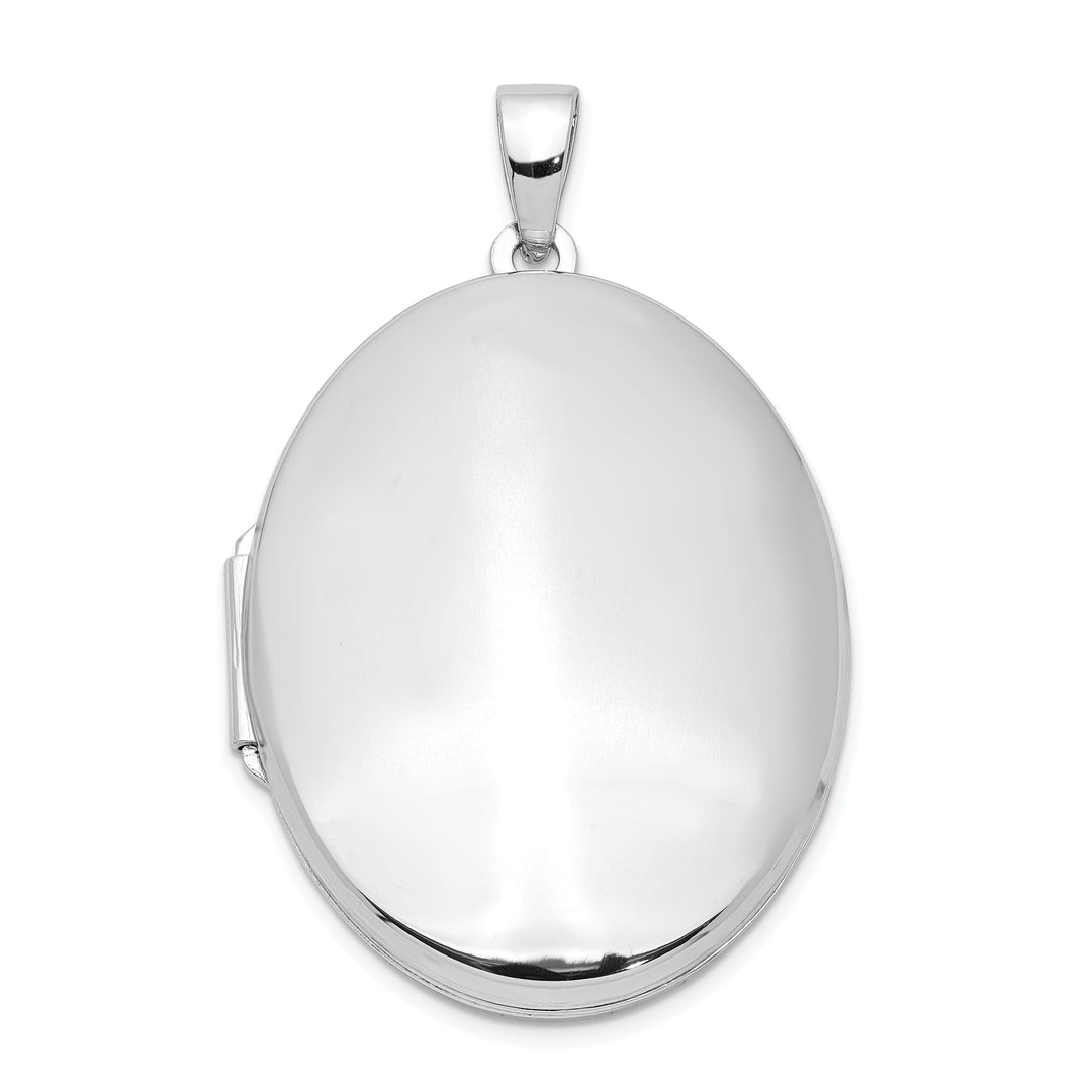 Sterling Silver Polished 2-Frame Oval Locket