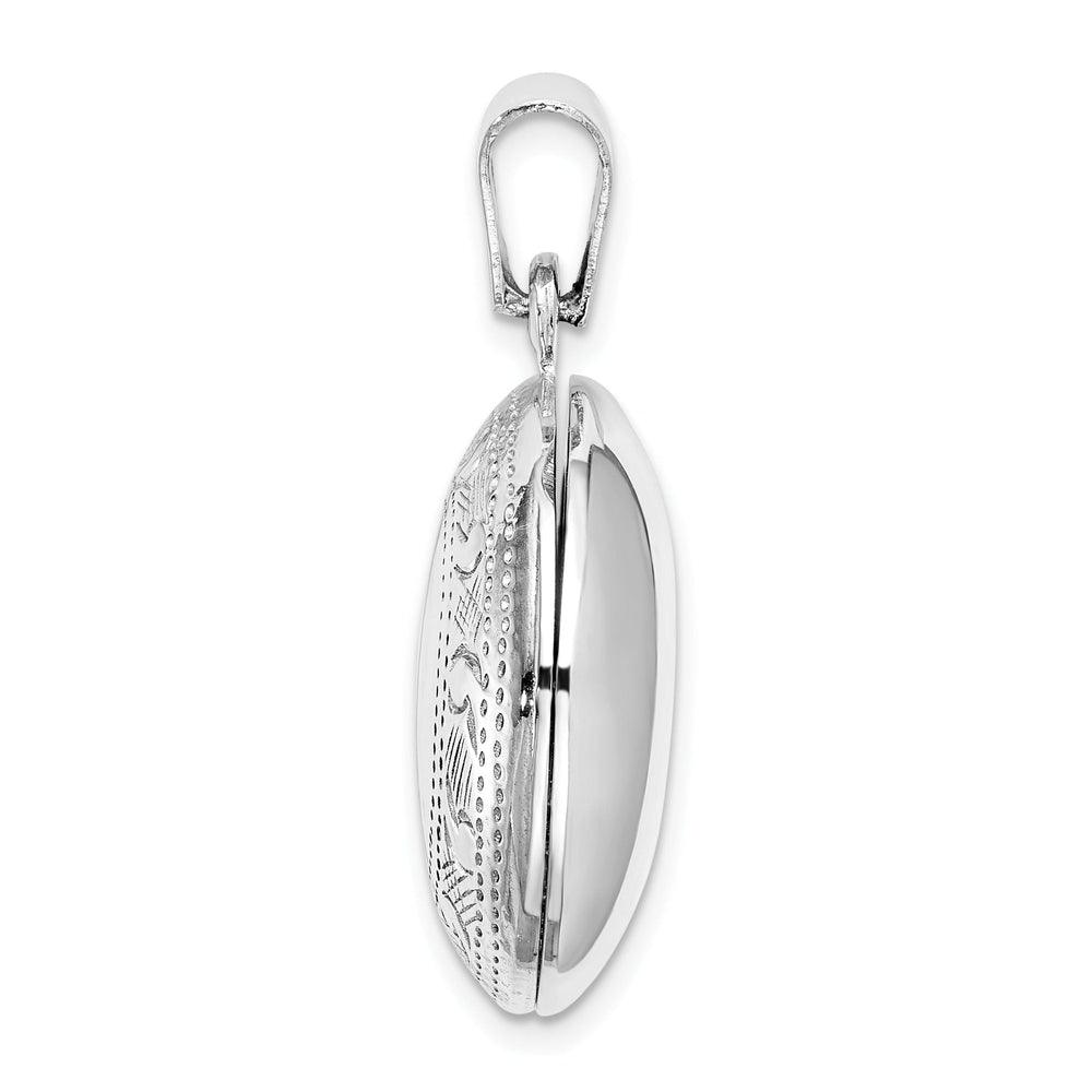 Sterling Silver Circle Locket