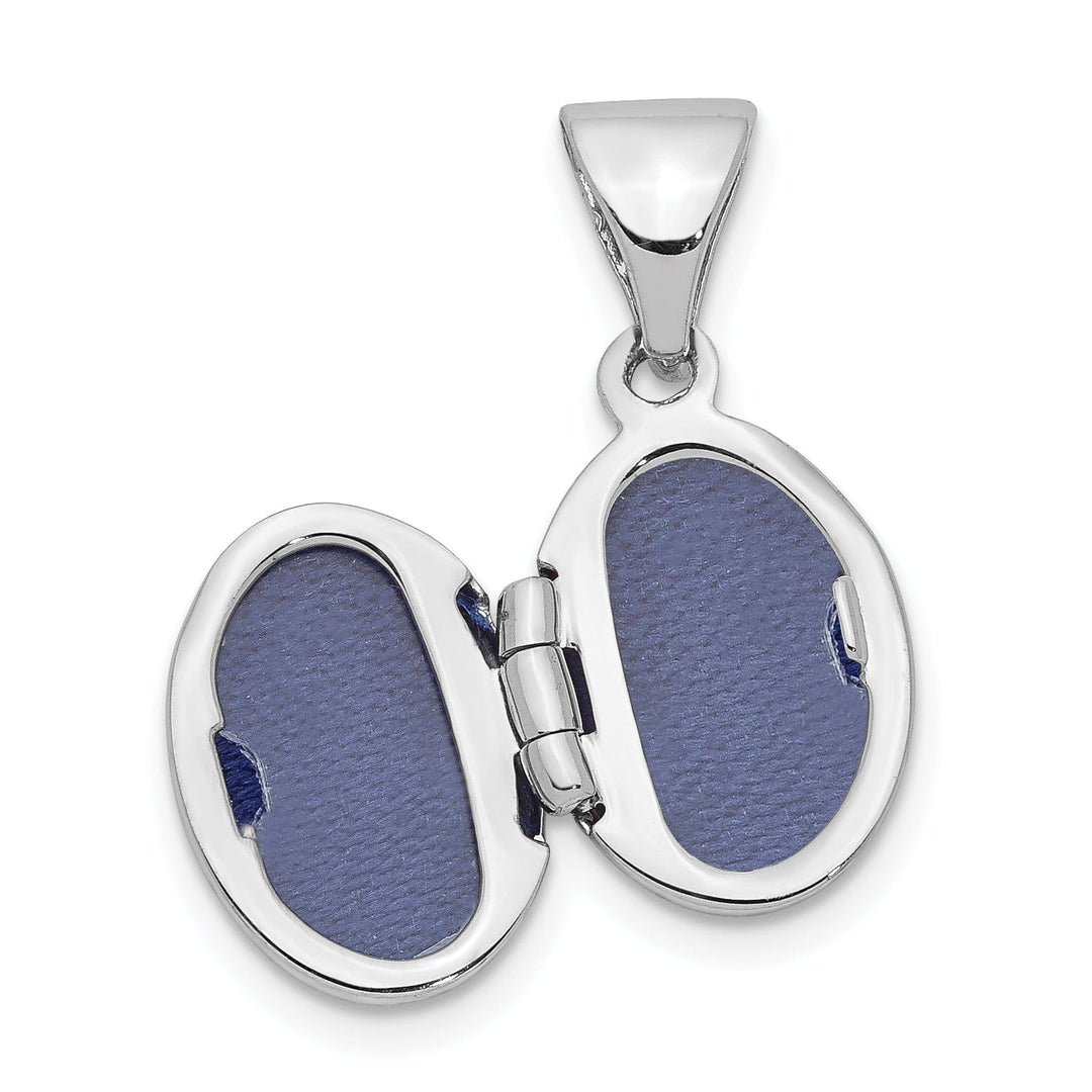 Sterling Silver Infant 12mm Oval Locket