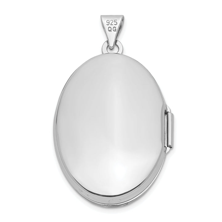 Sterling Silver 29mm Oval Locket