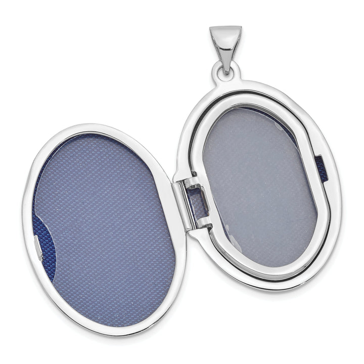 Sterling Silver 29mm Oval Locket